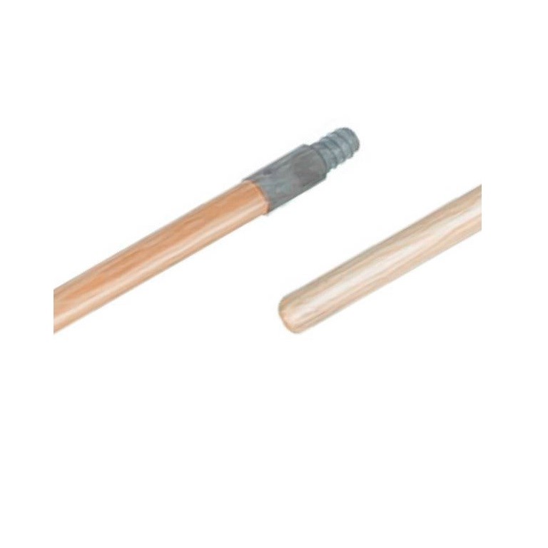 Bastón de madera con punta de acero