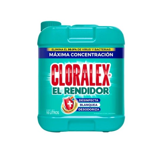 Líquido Cloro Cloralex 10 lts